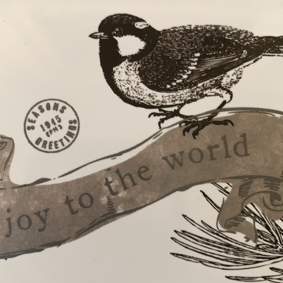 St. Nicholas square, coaster set, joy to the world, (set of 4), NIB - Picture 4 of 8